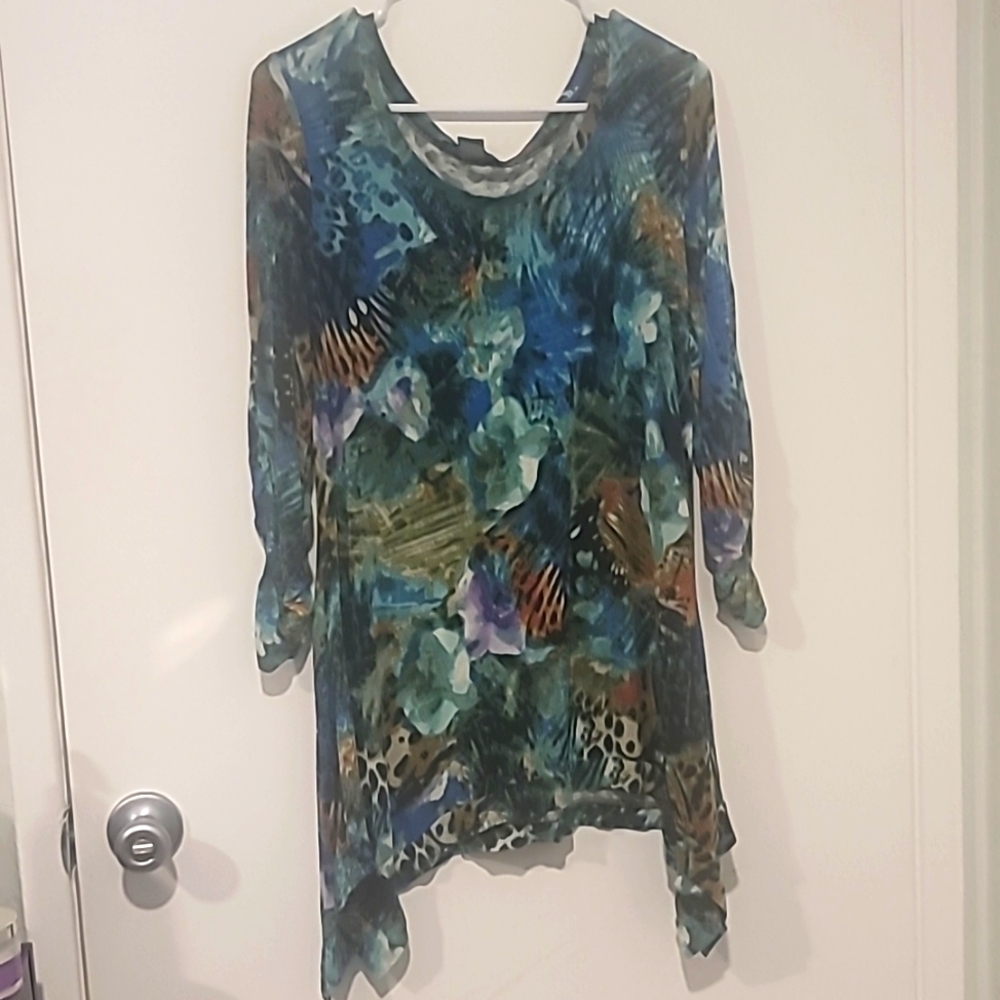 Abstract Print Tunic